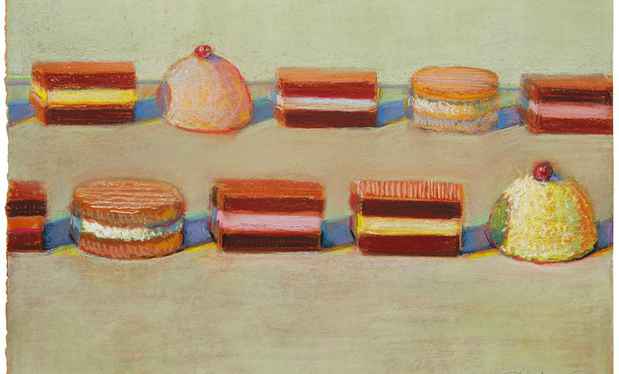 poster for Wayne Thiebaud Exhibition