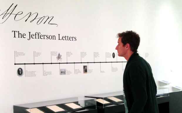 poster for “The Jefferson Letters” Exhibition