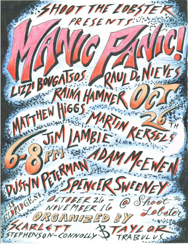 poster for “Manic Panic” Exhibition