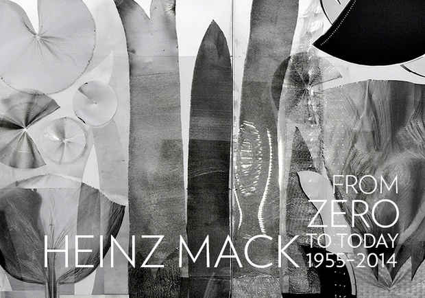 poster for Heinz Mack “From ZERO to Today, 1955-2014”