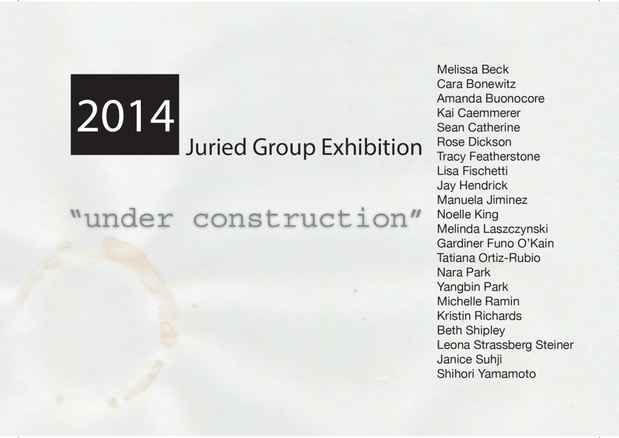poster for “Under Construction” Exhibition