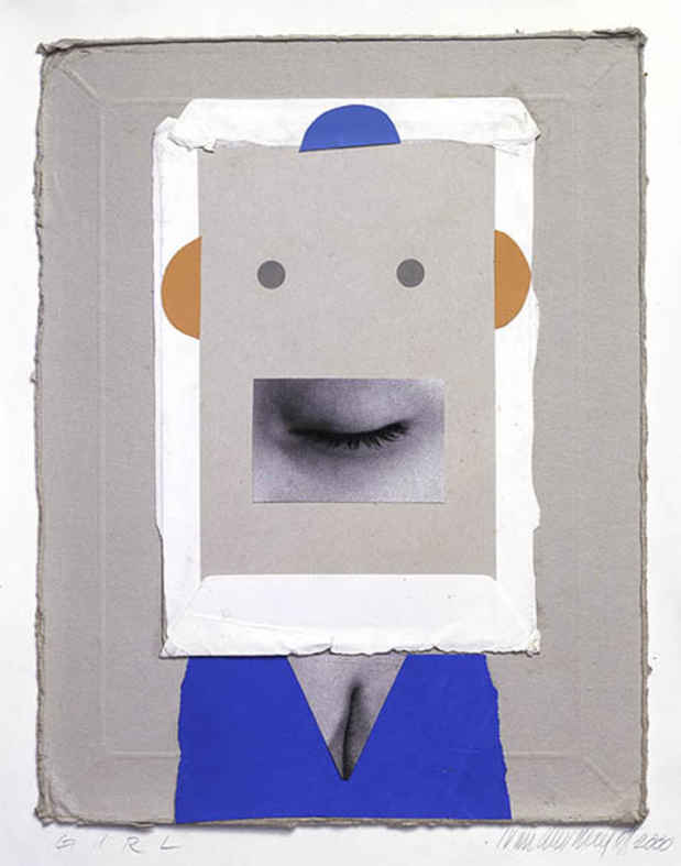 poster for Ivan Chermayeff “About Faces”