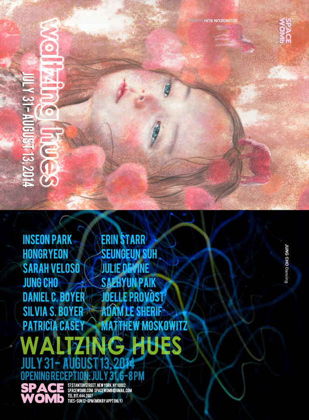 poster for “Waltzing Hues” Exhibition