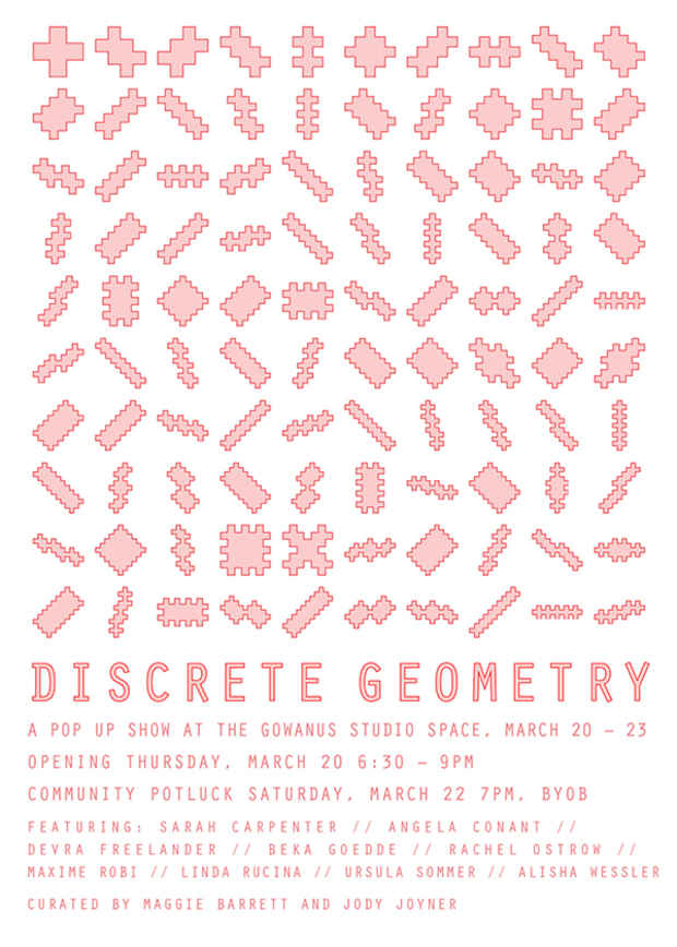 poster for “Discrete Geometry” Exhibition