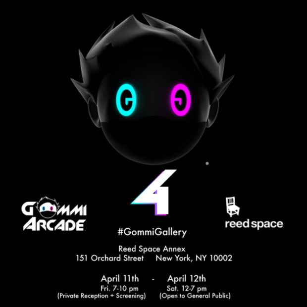 poster for Gommi Arcade “Pop-up Art Event”