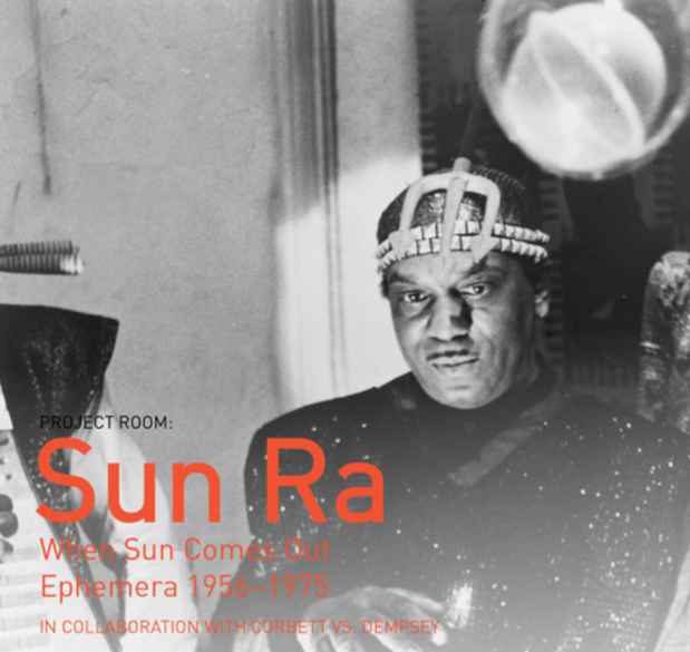 poster for Sun Ra “When Sun Comes Out: Ephemera 1956-1975”