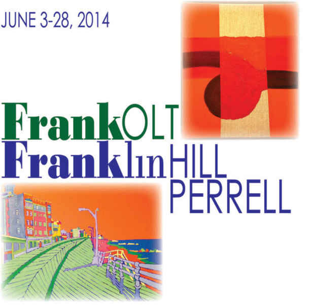 poster for Frank Olt and Franklin Hill Perrell Exhibition