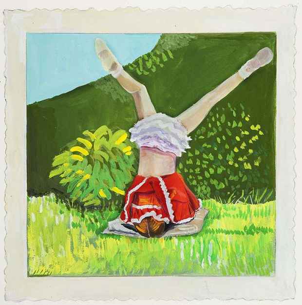 poster for Maira Kalman “Girls Standing on Lawns and Other Projects”