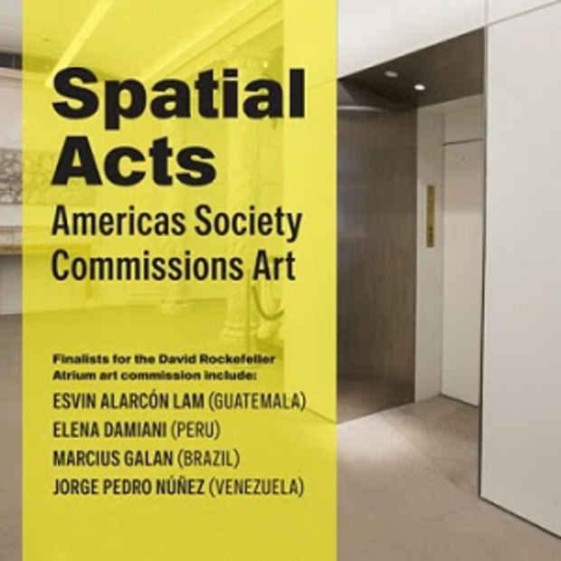 poster for “Spatial Acts” Exhibition