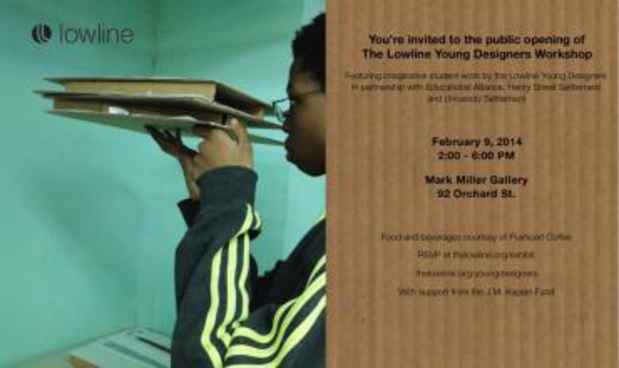 poster for “Lowline Young Designers Workshop”