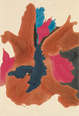 poster for Helen Frankenthaler “Composing with Color: Paintings 1962-1963”