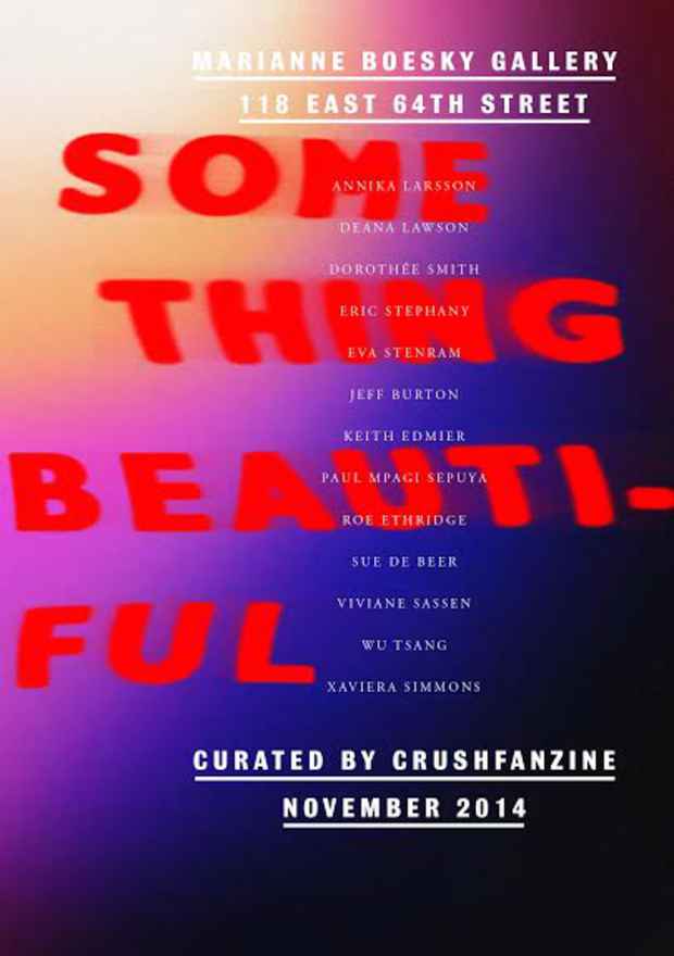 poster for “Something Beautiful” Exhibition