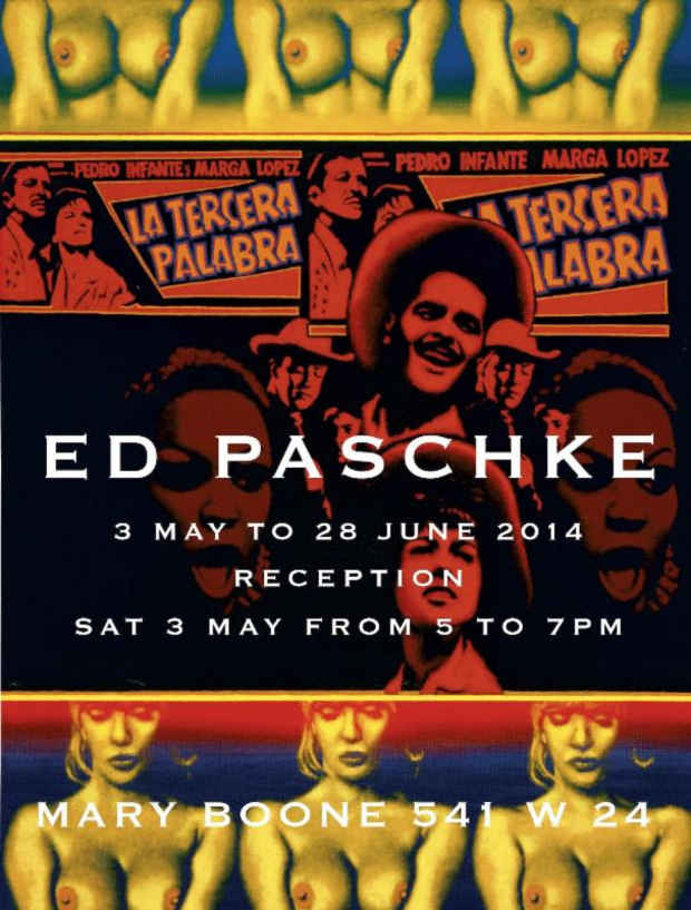 poster for Ed Paschke Exhibition