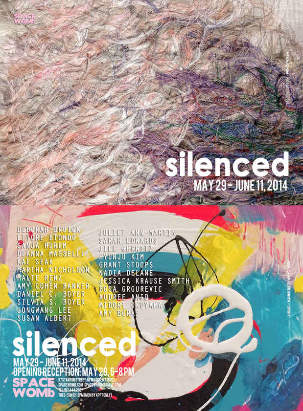 poster for “Silenced” Exhibition