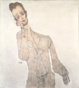 poster for Egon Schiele “Portraits”