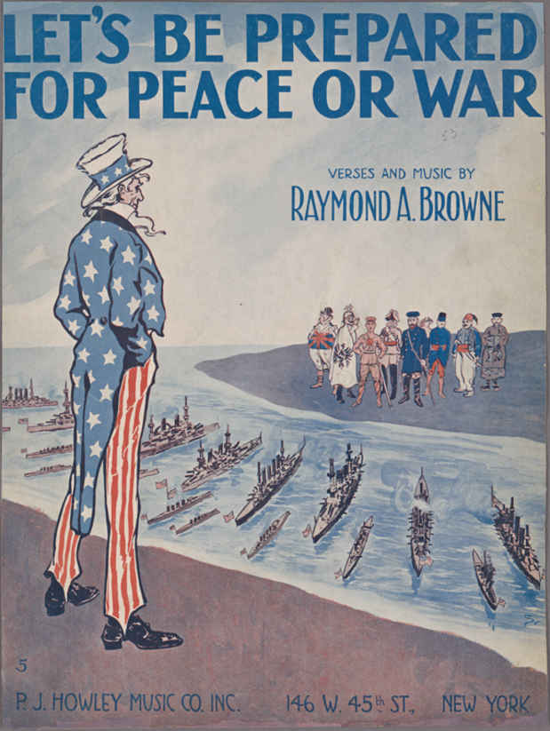 poster for “Over Here: WWI and the Fight for the American Mind” Exhibition