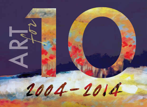 poster for “2004-2014—An 10th Anniversary Celebration!” Exhibition