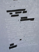 poster for Jenny Holzer “Dust Paintings”