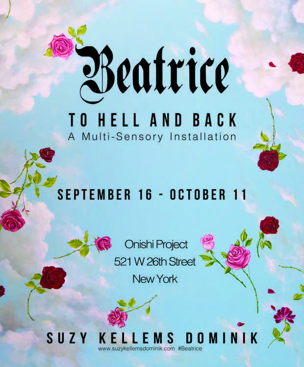 poster for Suzy Kellems Dominik “Beatrice: To Hell and Back”