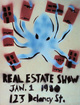 poster for “The Real Estate Show, Was Then: 1980” Exhibition