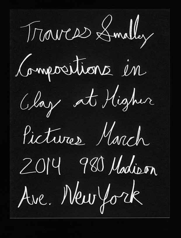 poster for Travess Smalley “Compositions in Clay”