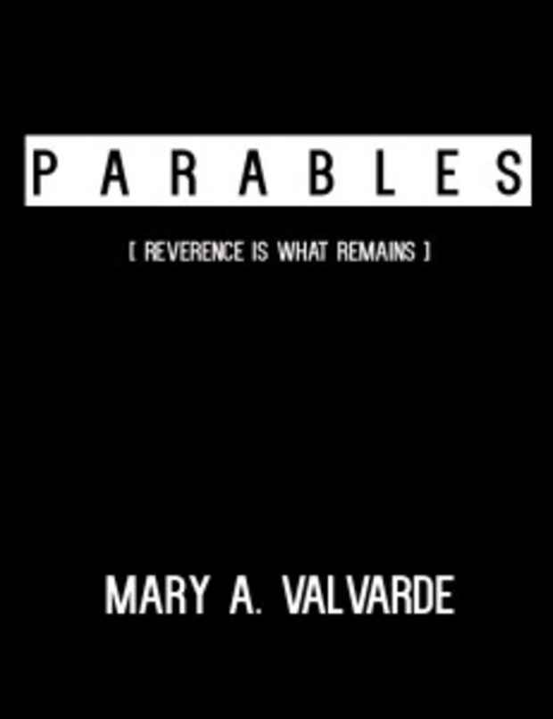 poster for Mary Valverde “Parables”