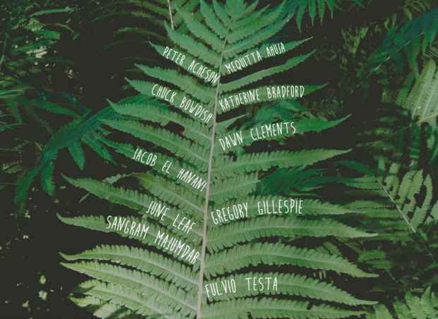 poster for “Leaves” Exhibition