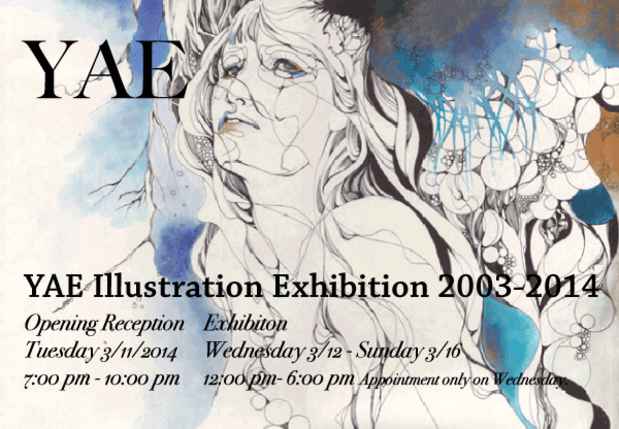 poster for YAE “Illustration Exhibition 2003-2014”