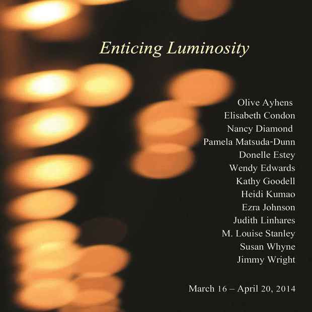 poster for “Enticing Luminosity” Exhibition