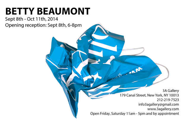 poster for Betty Beaumont Exhibition