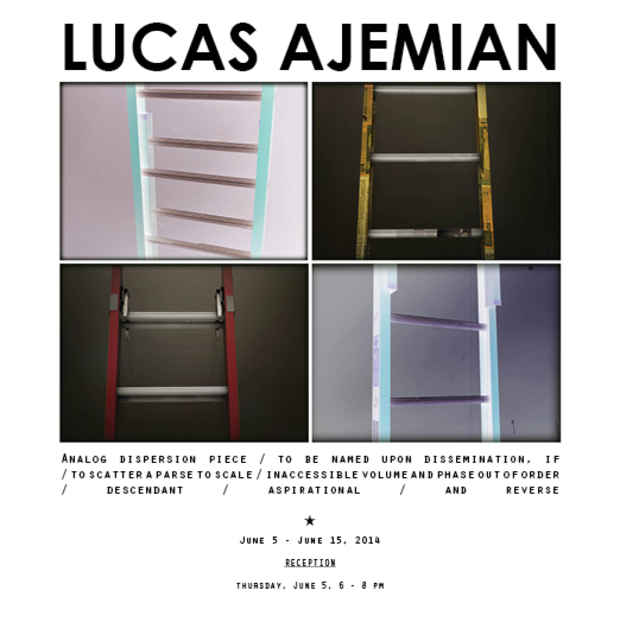 poster for Lucas Ajemian Exhibition