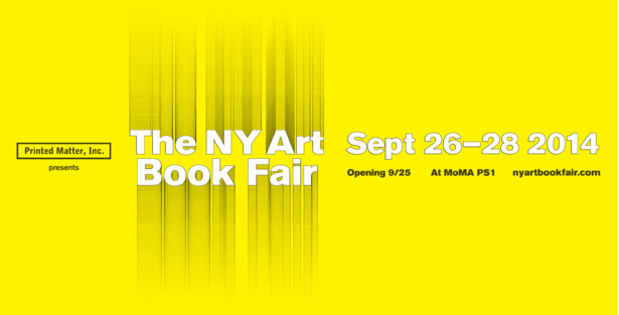poster for “Printed Matter’s  NY Art Book Fair”