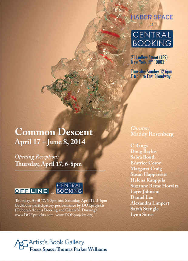 poster for “Common Descent Opens” Exhibition