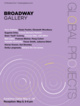 poster for “Global Projects: Artists at Home and Abroad, May 2014” Exhibition