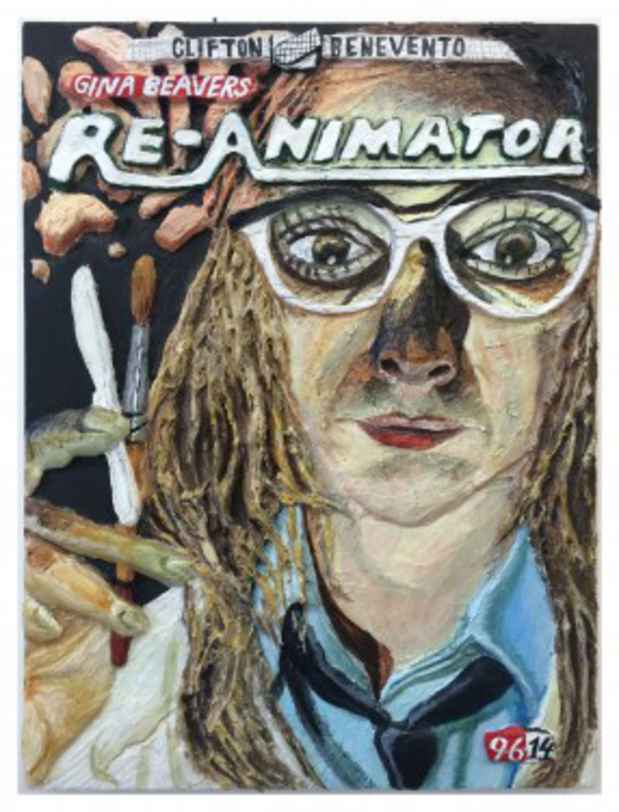 poster for Gina Beavers “Re-Animator”