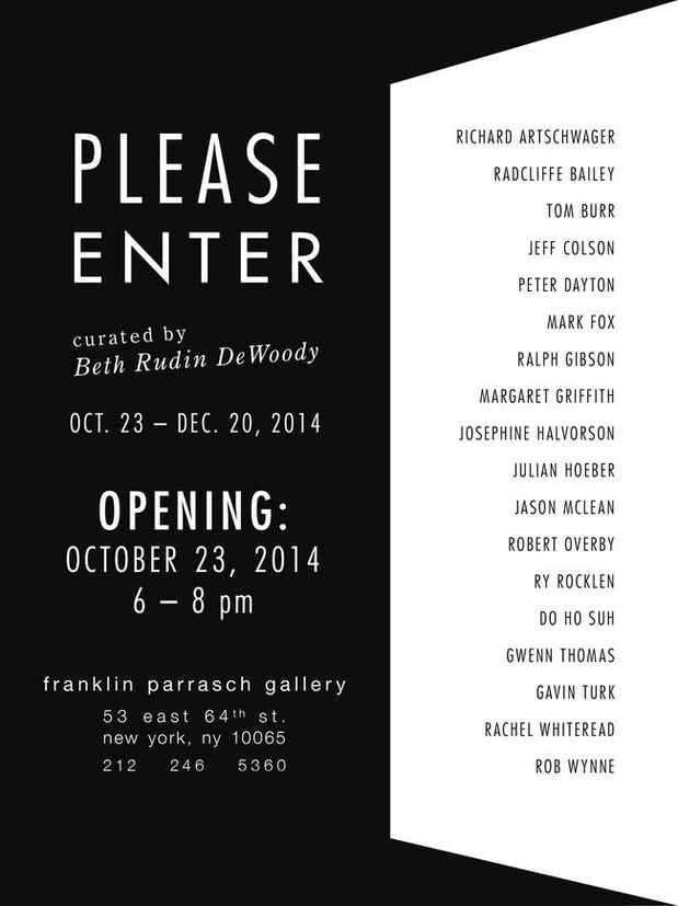 poster for “Please Enter” Exhibition