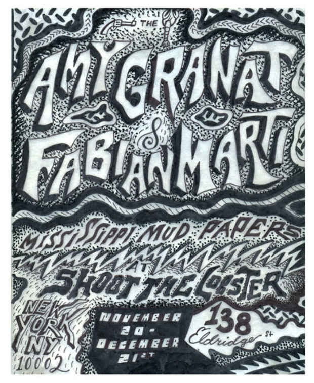 poster for Amy Granat and Fabian Marti “Mississippi Mud Papers”