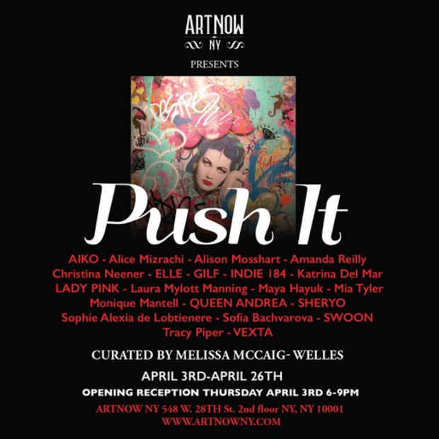 poster for “Push It” Exhibition