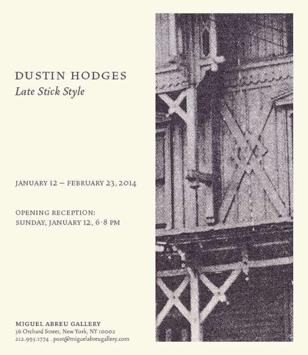 poster for Dustin Hodges “Late Stick Style”