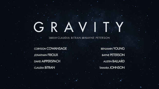 poster for “Gravity” Exhibition