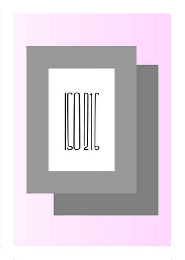 poster for “ISO 216” Exhibition