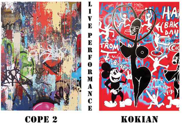 poster for Cope 2 and Kokian Exhibition