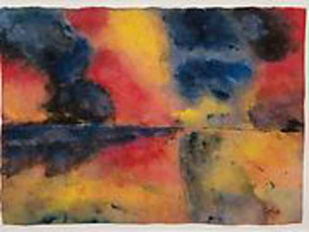 poster for Emil Nolde “Expressions in Watercolor”