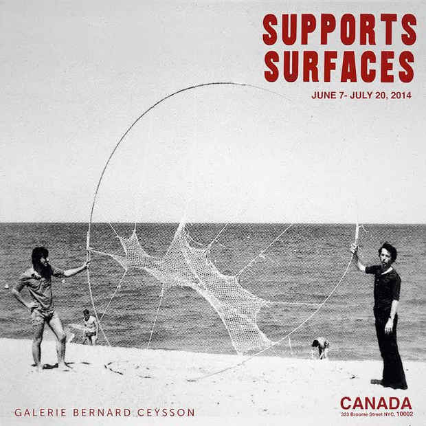 poster for “Supports/Surfaces” Exhibition