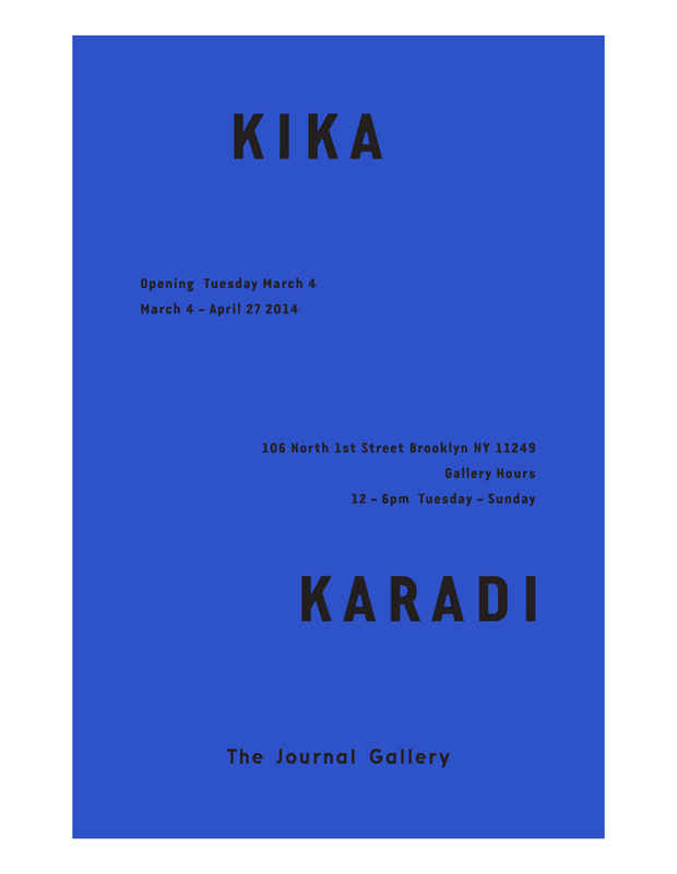 poster for Kika Karadi Exhibition