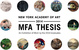 poster for “2014 MFA Thesis” Exhibition