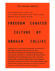 poster for “Freedom Culture” Exhibition