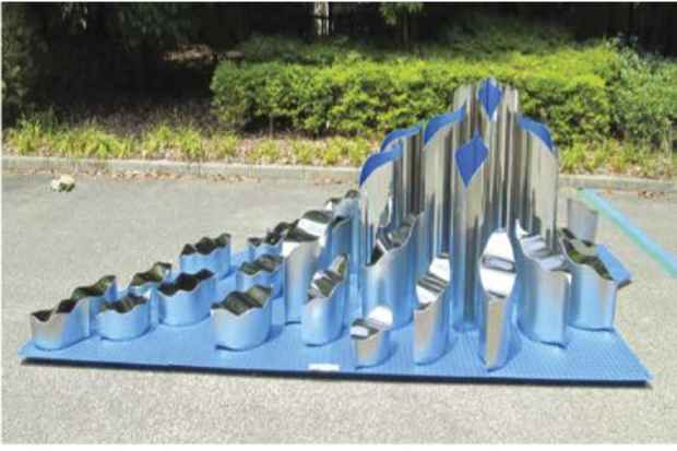 poster for Yoshiko Yoshino “Reach to Fukushima: Metal Sculpture”