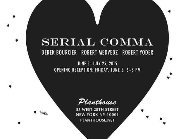 poster for “Serial Comma” Exhibition