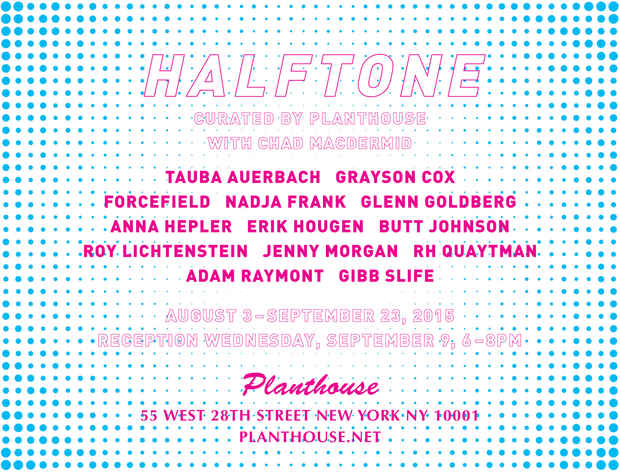 poster for “Halftone” Exhibition